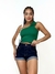 Cropped Feminino Ribana Alça Única com Flor Denise Ref. 1211 na internet