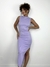 Vestido feminino Midi Ribana Regata Assimétrico Liandra Ref. 1259 - PROTOCOLO MODAS