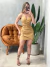 Vestido Curto em Courino Plissado de Alça Fina Fabiana Ref. 1511 - comprar online