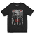 Remera negra con diseño de Depeche Mode, destacando la gira mundial 2023.