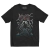 Remera negra con diseño de Venom en la parte frontal, mostrando al personaje en una pose poderosa.