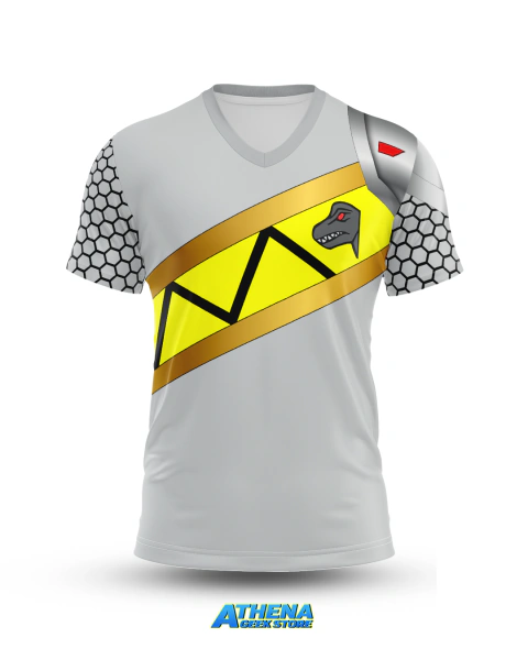 Camiseta Ranger Dinocharge Prata/Kyoryu Silver - comprar online