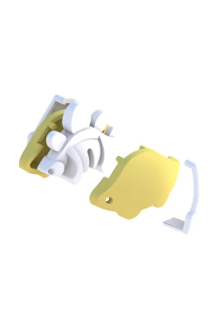 Imagen de Bebe Dinosaurio Stegosaurus Magnético Encastrable - Montessori - Halftoys