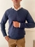 Sweater v azul oscuro - SPORTEX