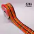 Fita Decorada Xadrez Sinimbu R:5743/38mm-C03-Dourado/Laranja/Marrom