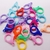 Fecho Lagosta Colorido Artesanato P-2,5cm -25und -Cor:MIX - Loja Nakasan