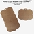 Tag Porta Laço Papel / Nuvem 50und - KRAFT - comprar online