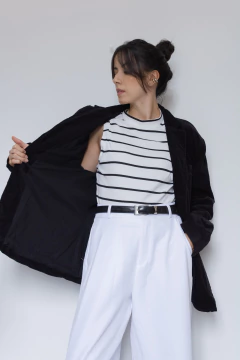 BLAZER PRETO VELUDO COTELÊ (M) na internet