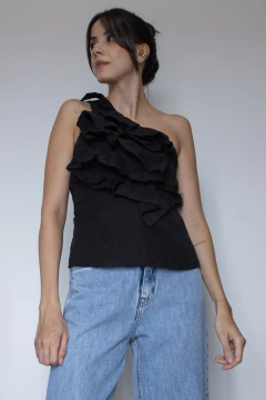 BLUSA BABADO (P) - Rediscover Brechó - Moda Circular e Atemporal