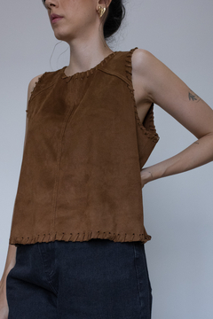 BLUSA CROPPED LE LIS BLANC (G) - Rediscover Brechó - Moda Circular e Atemporal