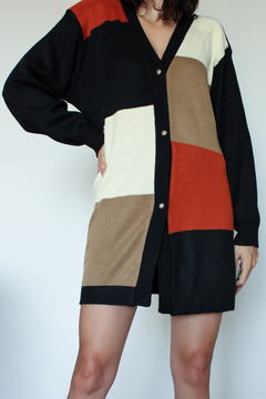 CARDIGAN COLORBLOCK (VESTE DO P AO G) - comprar online