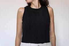BLUSA CANELADA ZARA (P) - comprar online