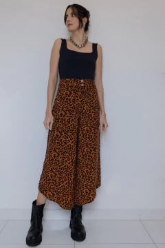 CALÇA PANTACOURT ONÇA (P) - Rediscover Brechó - Moda Circular e Atemporal