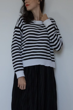 BLUSA DE TRICOT LISTRADO (P / M) na internet