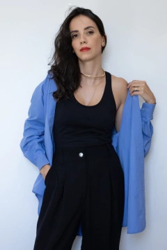 CAMISA SOCIAL AZUL (G) - comprar online
