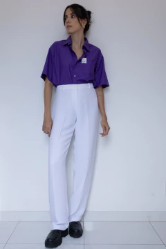 CALÇA ALFAIATADA BRANCA (40) - Rediscover Brechó - Moda Circular e Atemporal