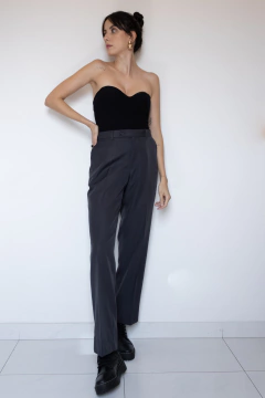 CALÇA SOCIAL CINZA CHUMBO (40/42) - comprar online