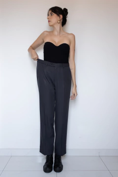 CALÇA SOCIAL CINZA CHUMBO (40/42) - loja online
