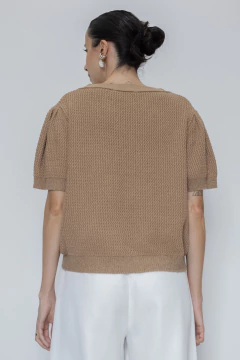 Imagem do BLUSA EM TRICÔ CARAMELO (G)