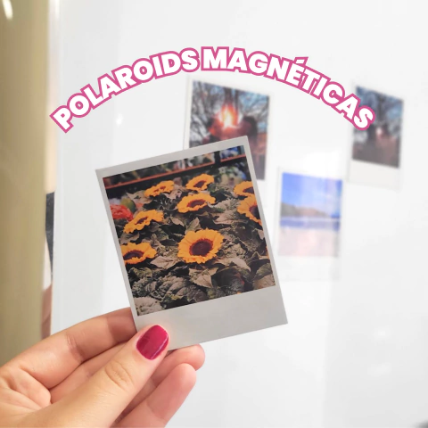 FOTO RETRÔ MAGNÉTICA (IMÃ) - Estilo Polaroid de Imã (Polaroid Magnético de Geladeira) - UNIDADE - comprar online
