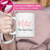 Box Dia das Mães (01) - Caixa Cartonada para Presente + Luminária Rosa Encantada + Caneca (variação) - Já embalado