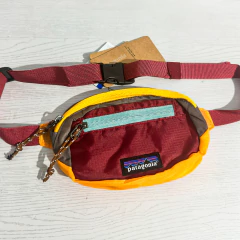 Pochete Waist Bag Patagonia Vinho Cinza Amarelo Laranja - comprar online