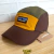 Boné Patagonia Five Panel Aba Curva Marrom Amarelo Verde