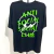 Camiseta Anti Social Social Club Preto Tam. GG Logo Verde - loja online