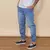 Calça Jogger Jeans Com Elástico Masculino - comprar online