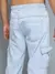 Calça balão Jeans MASCULINO sem punho na perna ,com punho na cintura, C/6 bols