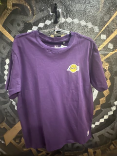 Camiseta Los Angeles Lakers NBA 91512 Roxo Uva