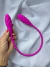 Vibrador com Duas Pontas Snaky Vibe - Dois Motores 7 Vibrações Recarregável