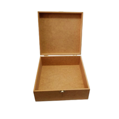 Caixa com Dobradiça em MDF 25x25x10 Para Lembrancinha, Padrinhos, Convite ou Organização - comprar online