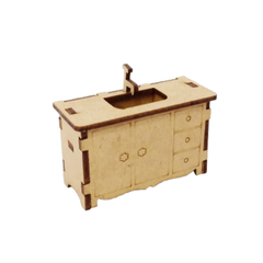 Miniatura em MDF Para Casa de Boneca, Trabalhos Escolares e Maquetes - comprar online