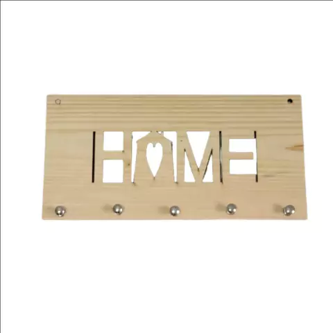 Porta Chave Home em Pinus