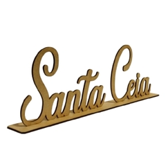 Palavra Santa Ceia em MDF com Base - comprar online