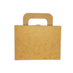 Maleta Pequena em MDF com Alça e Fecho - comprar online