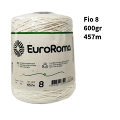 Barbante EuroRoma Cru 600gr n° 6 , n°8 - loja online