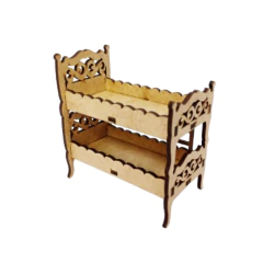 Miniatura em MDF Para Casa de Boneca, Trabalhos Escolares e Maquetes - Talento Artes