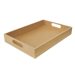 Bandeja Retangular Lisa Gd em MDF