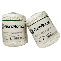 Barbante EuroRoma Cru 600gr n° 6 , n°8
