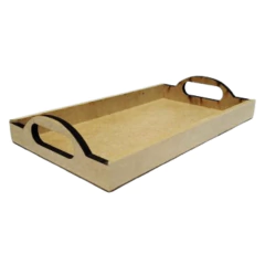 Bandeja Pequena em MDF com Alça
