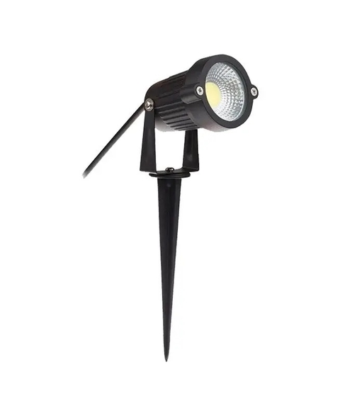 Luminária Espeto Jardim Chão Luz Led 7w Prova Dágua Bivolt