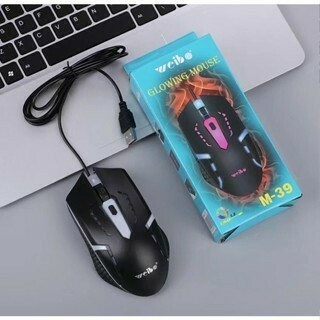 Mouse USB com Led para Casa /Trabalho Cabo 1.5m
