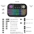 Imagem do Mini Teclado Controle Sem Fio Led Para Tv Box Smart Tv Pc