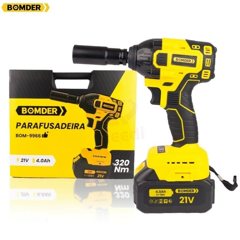 Chave De Impacto 21v Bomder Bom-9966 4.0Ah