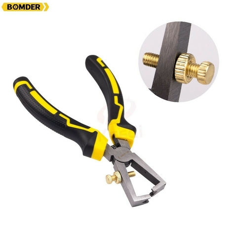 Alicate Bomder Desencapador de Fios 7" Polegadas Ergonômico