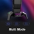 Imagem do Suporte Fone De Ouvido Gamer Headset Rgb C/ Hub Usb 3.0 Cor Branco