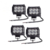 Farol Led Lampada Auxiliar Spot Quadrado 18W 6000K - Keedi | Eletrônicos, Informática e Acessórios