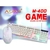 Kit Teclado Mouse M-400 Gamer Led Usb 2400 Dpi